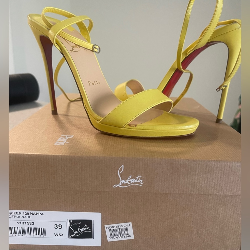 Christian louboutin Loubi Queen 120 Citronnade